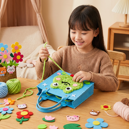 DIY-Plüschtaschen-Bastelset für Kinder