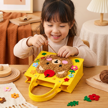 DIY-Plüschtaschen-Bastelset für Kinder