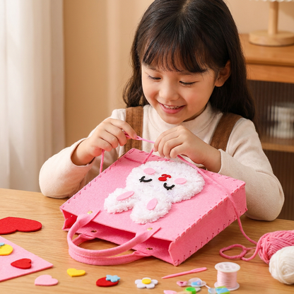 DIY-Plüschtaschen-Bastelset für Kinder