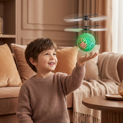 Handgesteuerter fliegender LED-Ball-Drohne für Kinder