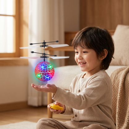 Handgesteuerter fliegender LED-Ball-Drohne für Kinder