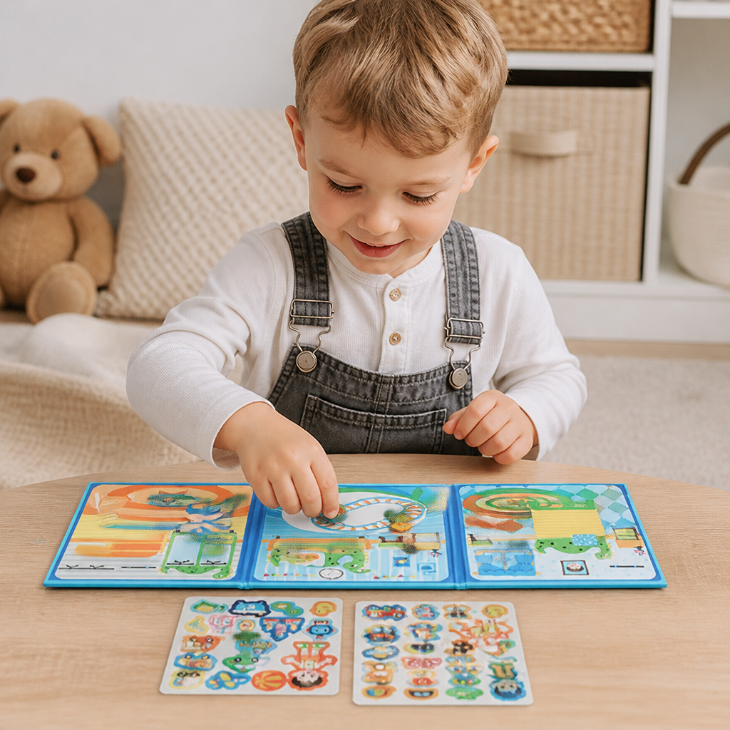 Montessori Magnet-Quiet-Book – Kreatives Ankleide- & Szenenspiel