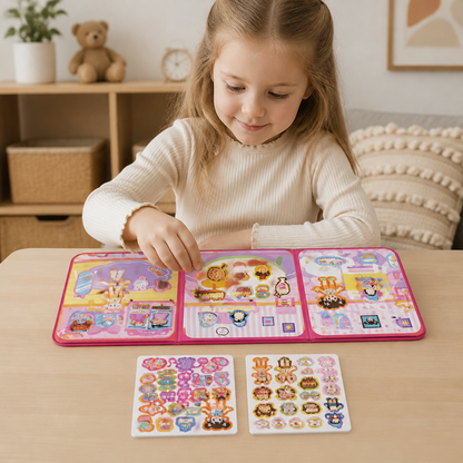Montessori Magnet-Quiet-Book – Kreatives Ankleide- & Szenenspiel