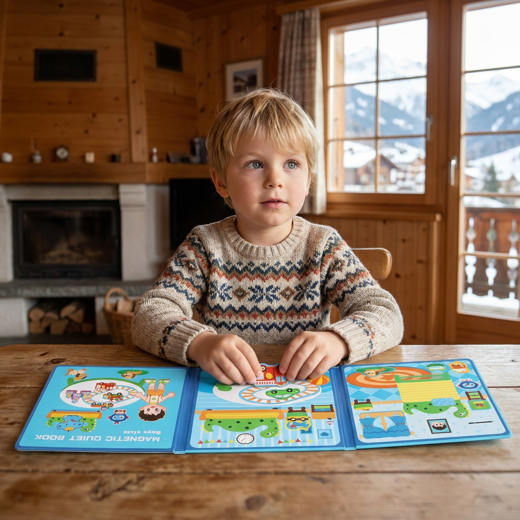 Montessori Magnet-Quiet-Book – Kreatives Ankleide- & Szenenspiel