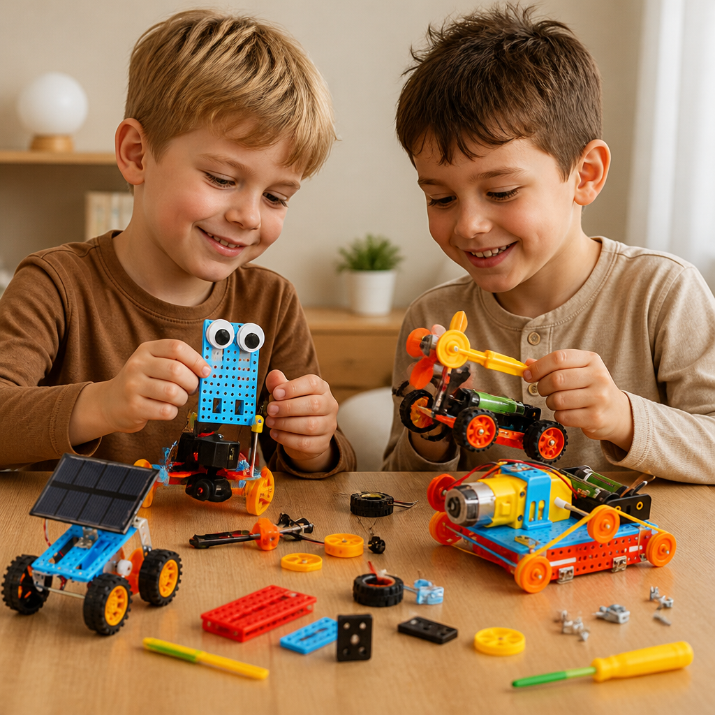5-in-1 DIY-MINT-Fahrzeug-Bauset für Kinder
