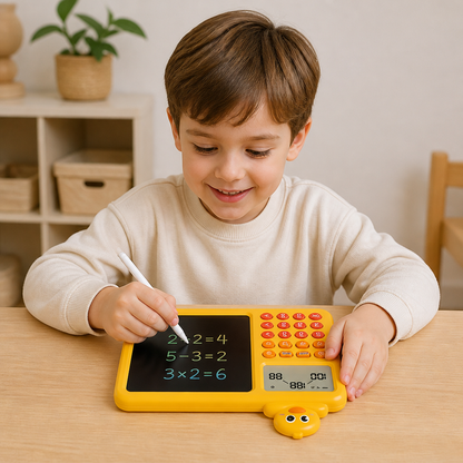 Interaktives Mathe-Zeichen- & Lösch-Lernset für Kinder