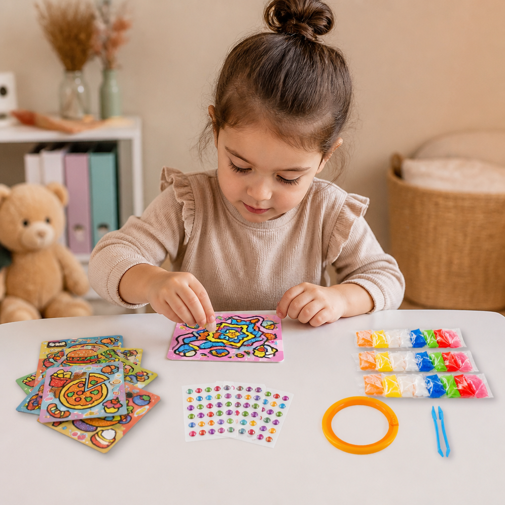 DIY-Knet-Sticker-Bastelset für Kinder