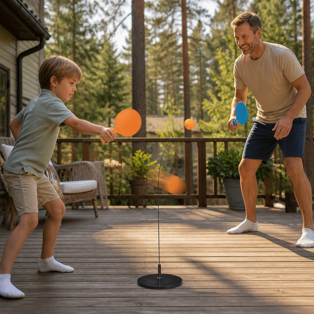 Interaktives leuchtendes Tischtennis-Spiel für Kinder