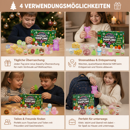 Weihnachts-Squishy-Adventskalender für Kinder