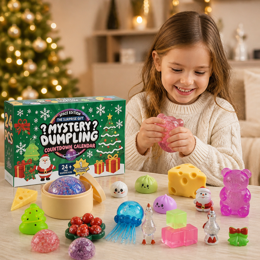 Weihnachts-Squishy-Adventskalender für Kinder