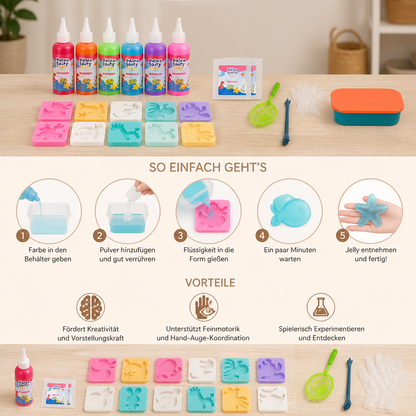 DIY-Wassergelee-Set mit Gelen & Formen