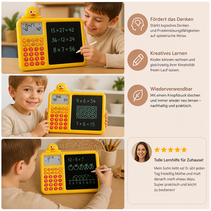 Interaktives Mathe-Zeichen- & Lösch-Lernset für Kinder