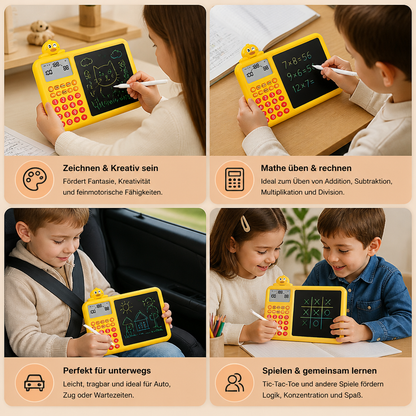 Interaktives Mathe-Zeichen- & Lösch-Lernset für Kinder