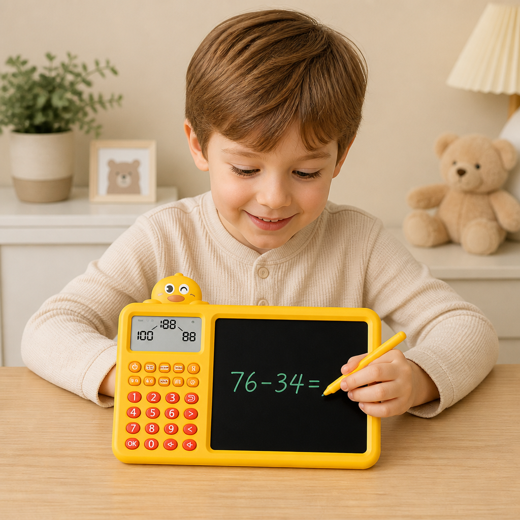 Interaktives Mathe-Zeichen- & Lösch-Lernset für Kinder