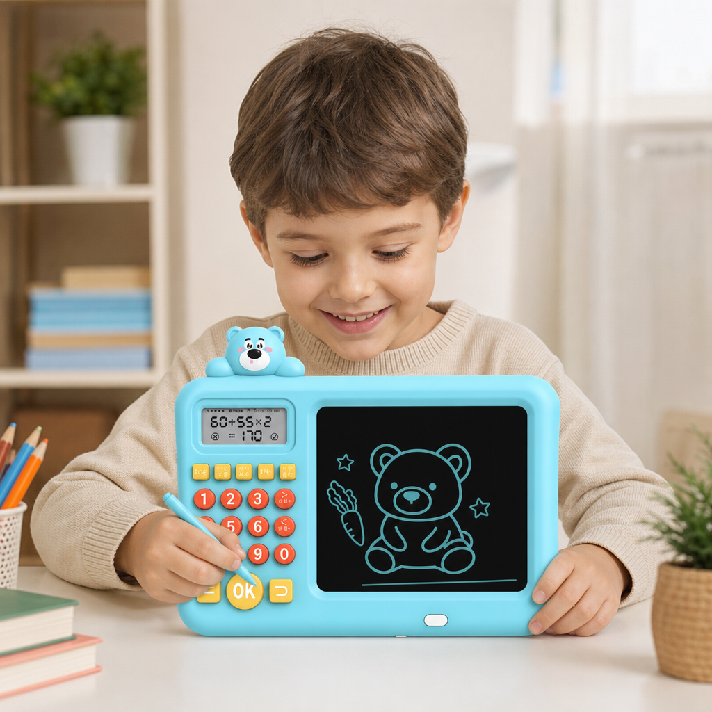 Interaktives Mathe-Zeichen- & Lösch-Lernset für Kinder