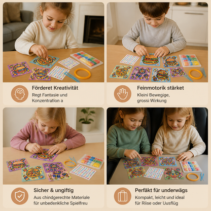 DIY-Knet-Sticker-Bastelset für Kinder