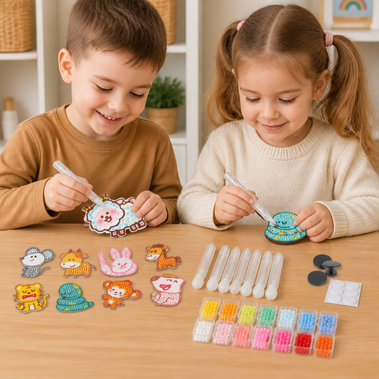 DIY-Punktperlen-Sticker-Bastelset für Kinder