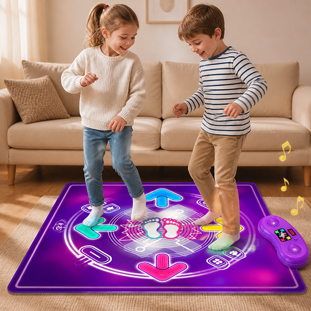 Interaktive musikalische Tanzmatte mit LED-Lichtern für Kinder