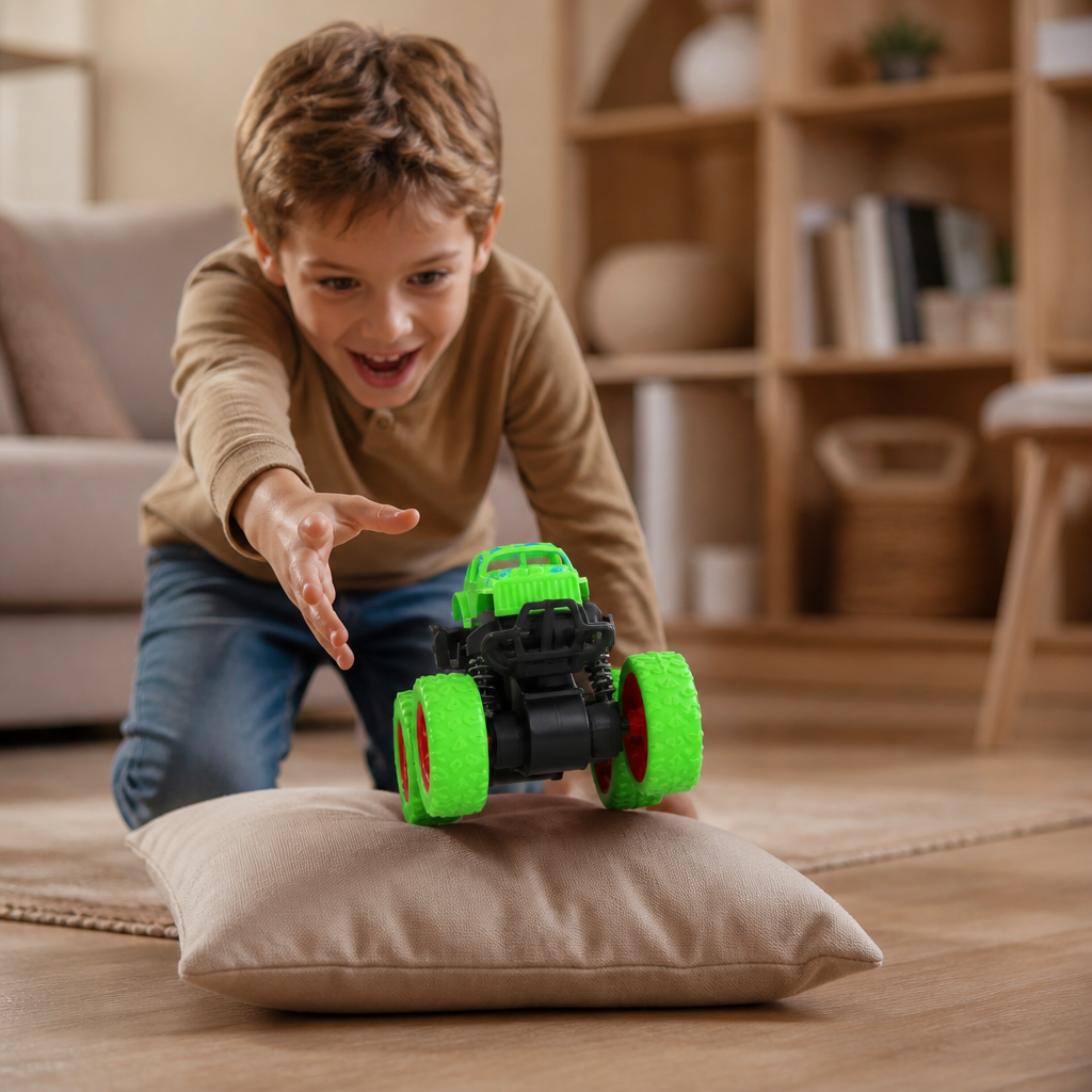 Reibungsbetriebenes Monstertruck-Stuntauto für Kinder