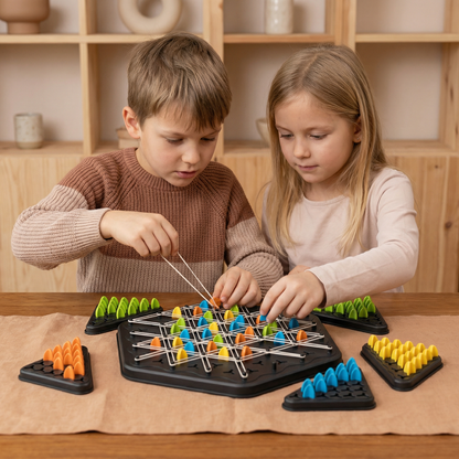 Gummi Band Dreieck Schach Familien Spiel