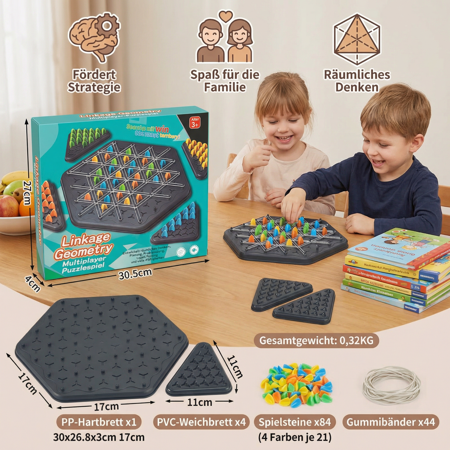 Gummi Band Dreieck Schach Familien Spiel