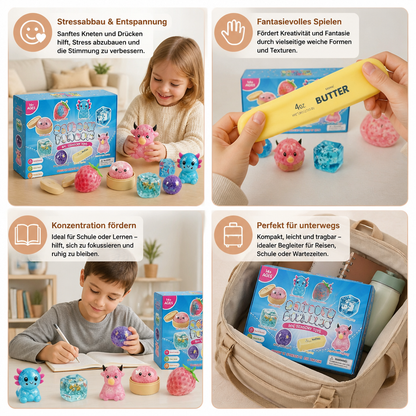 Premium-Set mit weichen Fidget-Spielzeugen – 8 sensorische Spielzeuge