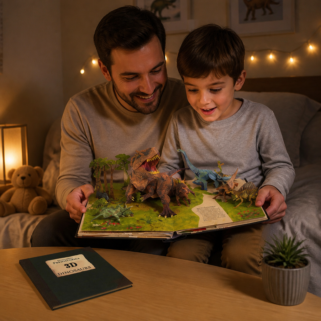 Interaktive 3D-Dinosaurier-Pop-up-Enzyklopädie