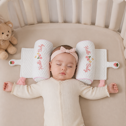 Verstellbares Babykopfkissen mit Hirsefüllung