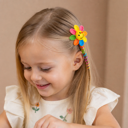 Süßes Spiral-Haargummi-Set für Kinder