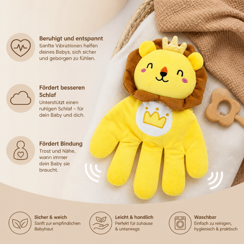 Beruhigendes Klopf-Plüschtier für Babys