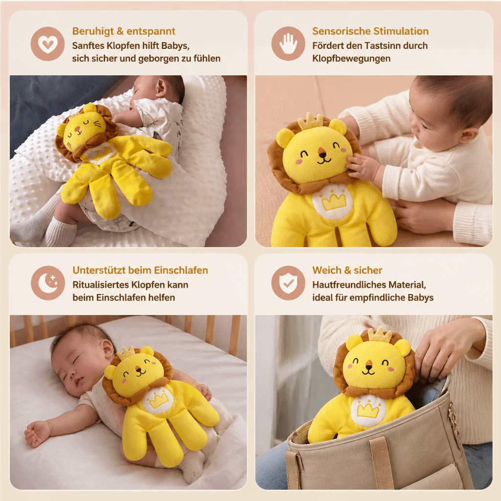 Beruhigendes Klopf-Plüschtier für Babys