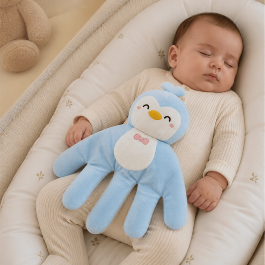 Beruhigendes Klopf-Plüschtier für Babys
