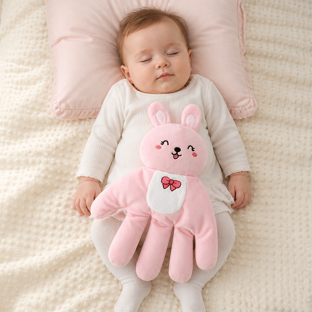 Beruhigendes Klopf-Plüschtier für Babys