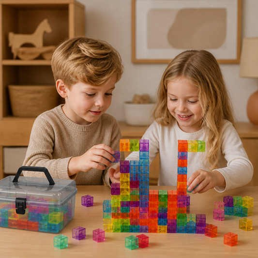 Montessori-Würfel-Bausatz für Kinder
