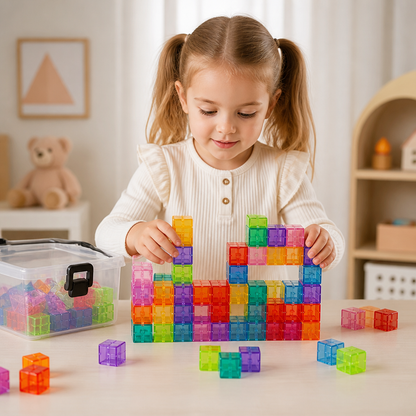 Montessori-Würfel-Bausatz für Kinder