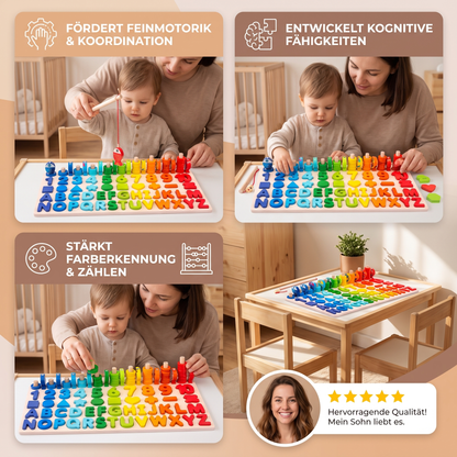 Förderung von Fähigkeiten - Montessori-Holzspielbrett