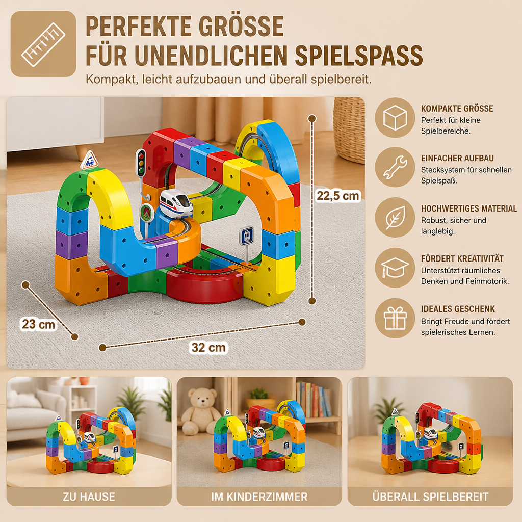 Magische Würfel Schienen Bahn Kinderspielzeug
