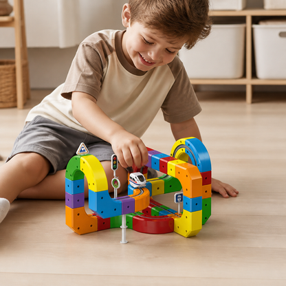Magische Würfel Schienen Bahn Kinderspielzeug