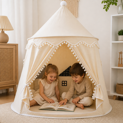 Gemütliches Spielzelt für Kinder – Kuscheliger Rückzugsort zum Lesen & Spielen