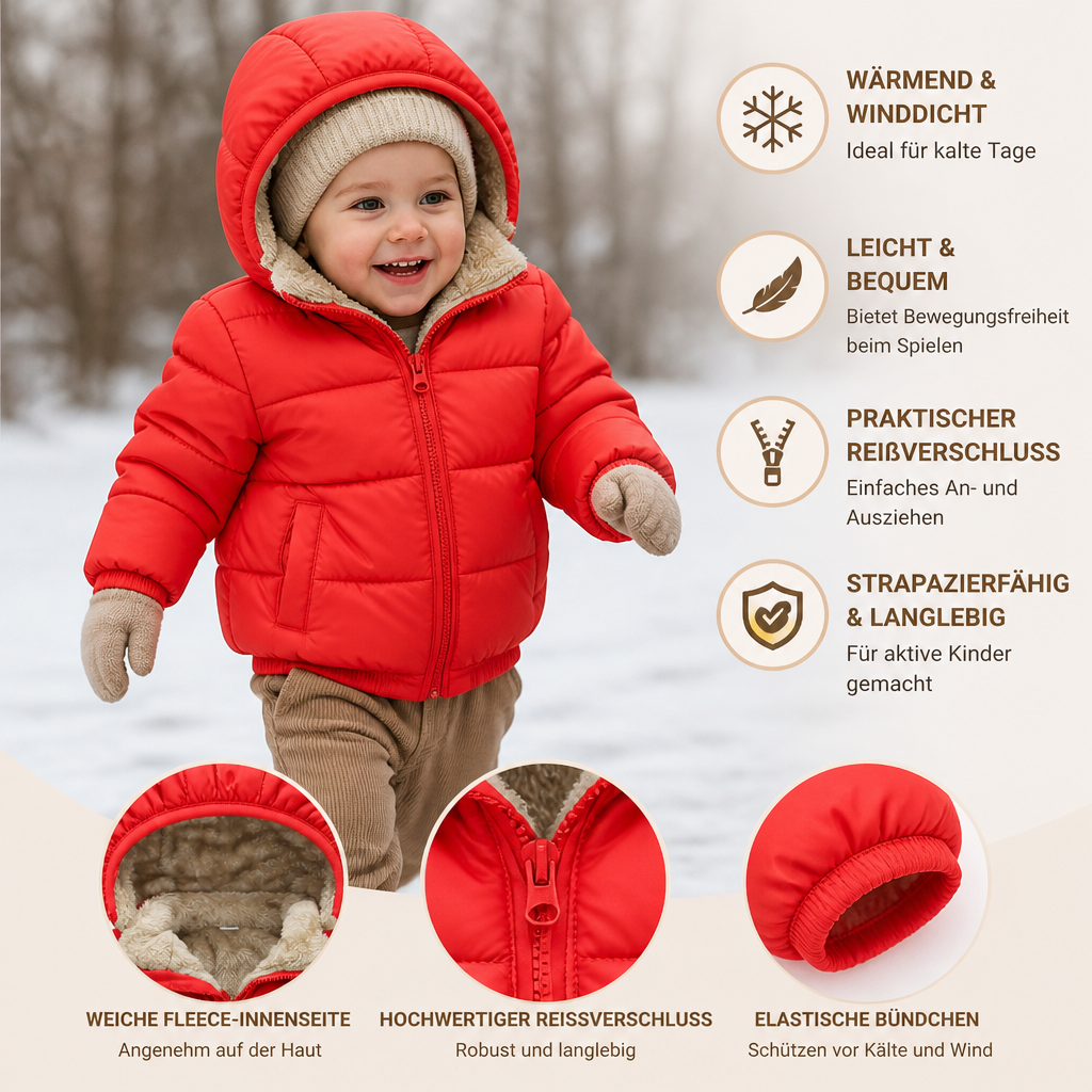 Gefütterte Steppjacke für Babys & Kleinkinder