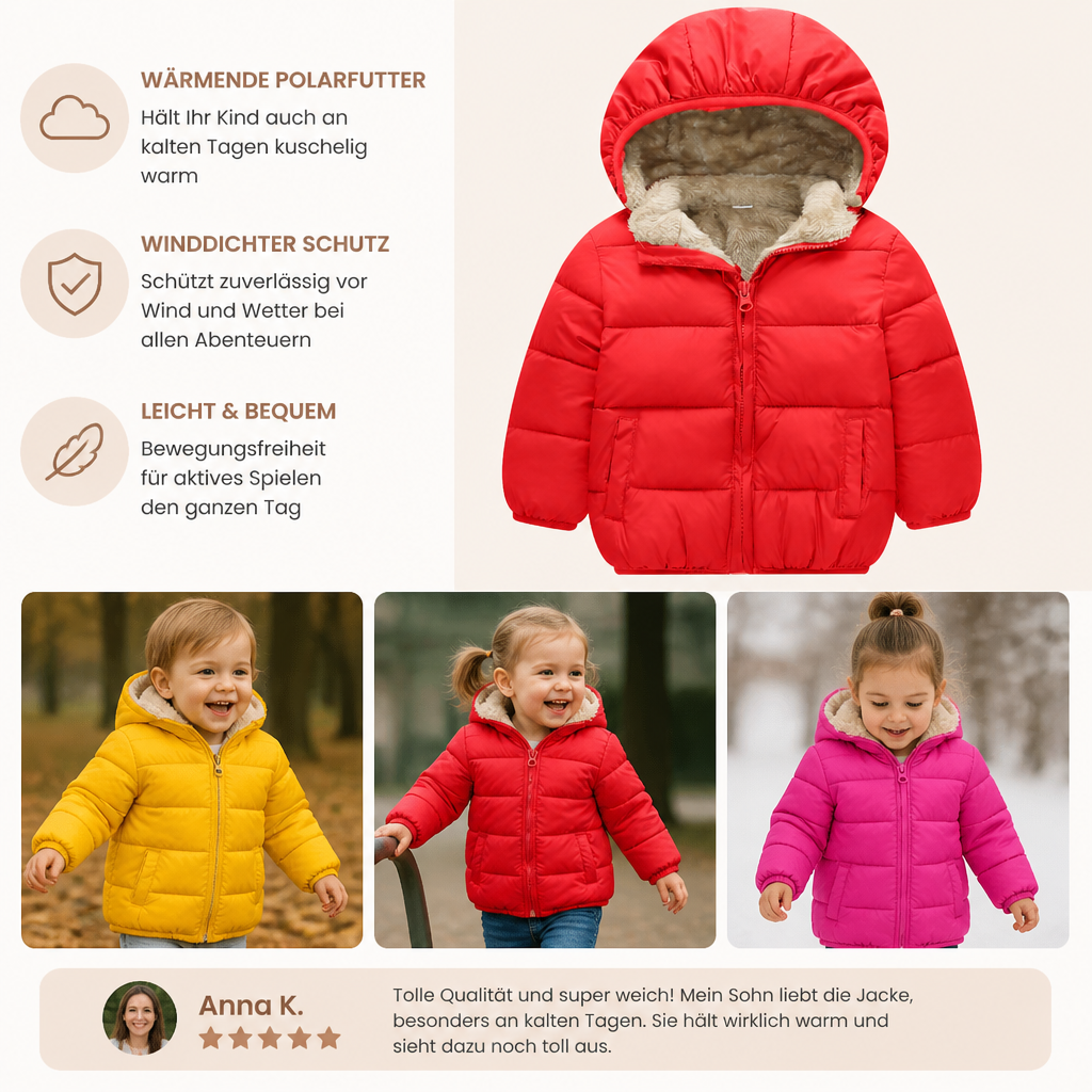 Gefütterte Steppjacke für Babys & Kleinkinder
