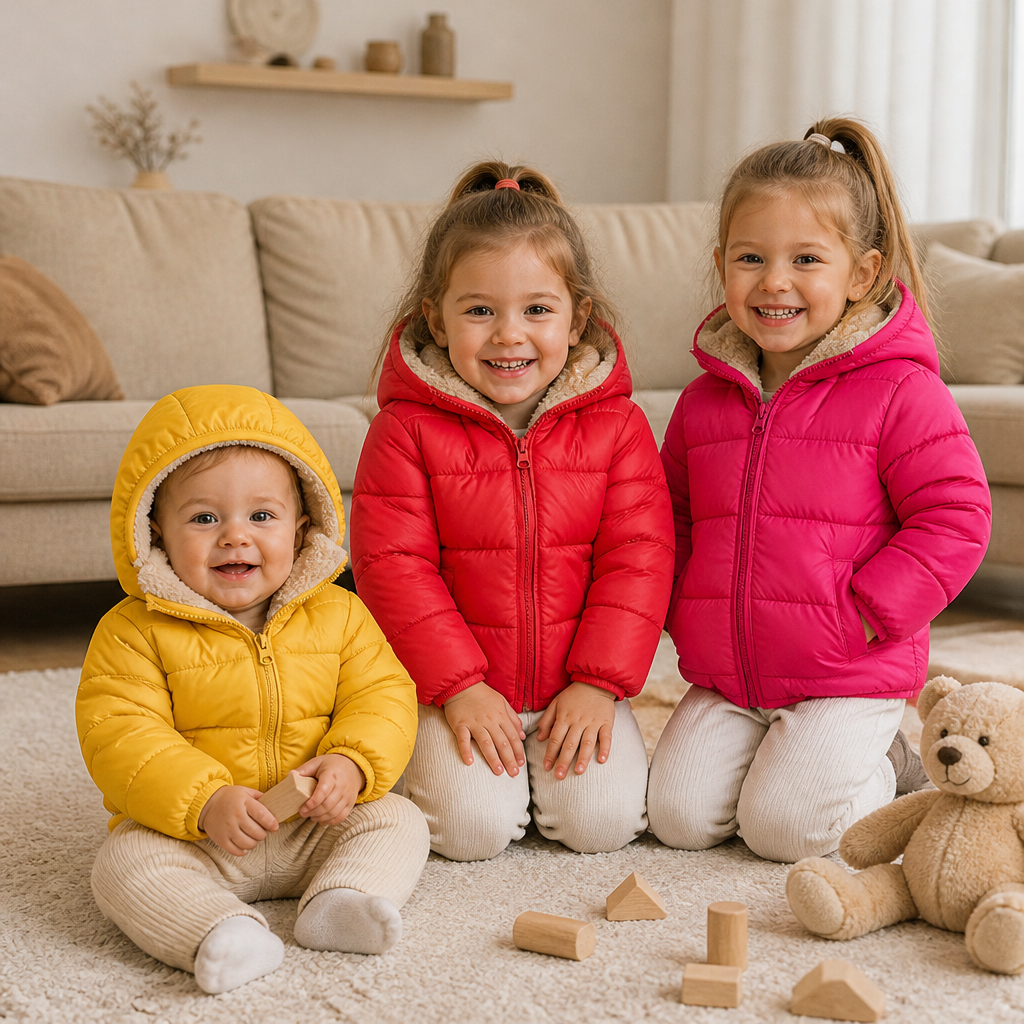 Gefütterte Steppjacke für Babys & Kleinkinder