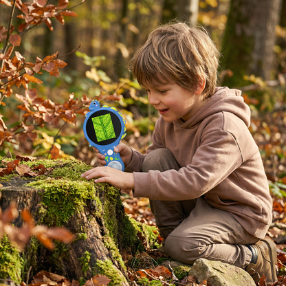 Kinder Video-Mikroskop mit Bildschirm – Mobiles Forschungsgerät für kleine Entdecker