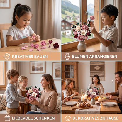 Blumenstrauß-Bausteinset