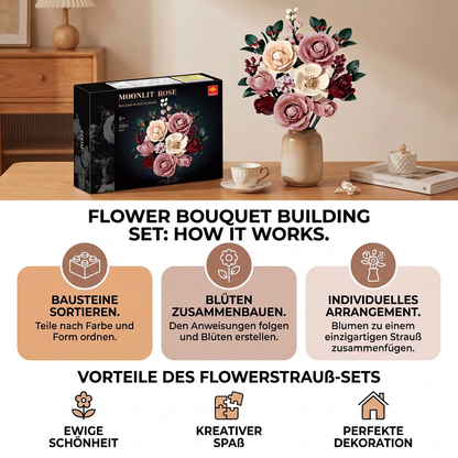 Blumenstrauß-Bausteinset
