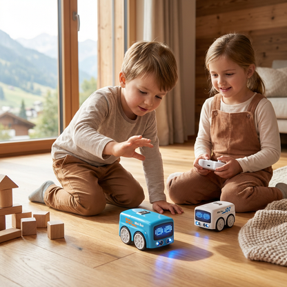 Smart RC Mini Bus Spielzeug – Gestensteuerung & LED-Licht Auto für Kinder