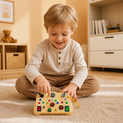 Montessori Aktivitätsspielzeug für Kinder – Lernspiel zur Förderung von Motorik, Verständnis & Kreativität