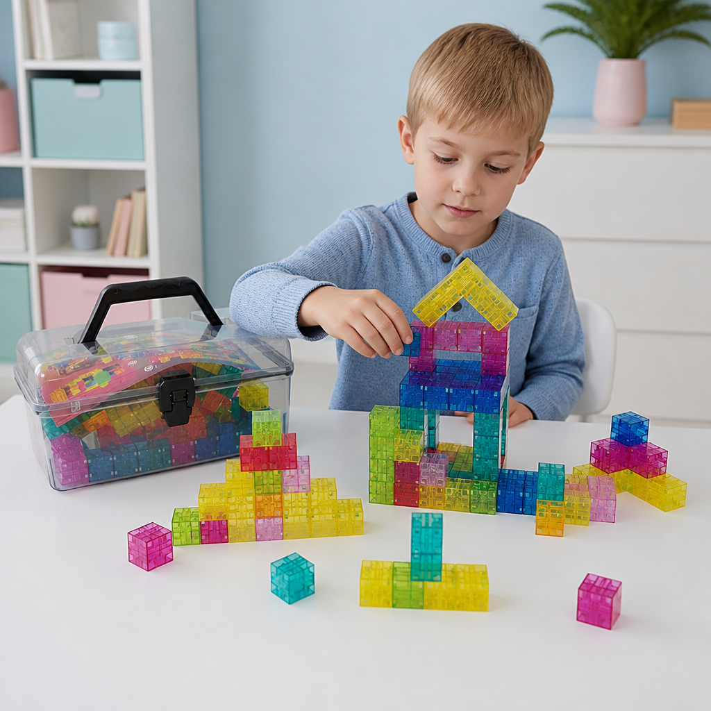 Montessori-Würfel-Bausatz für Kinder