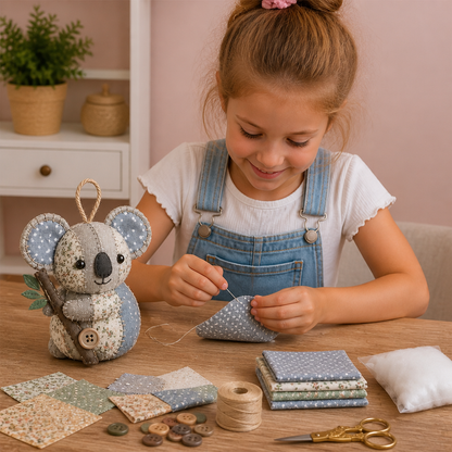 DIY Nähset für Tiere – Bastelset für handgefertigte Stoffornamente
