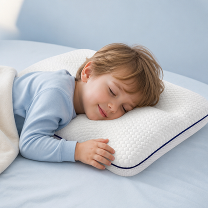 Ergonomisches Memory-Foam-Kinderkissen mit Nackenstütze